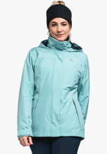 Schöffel Winter Jacket 3in1 Partinello (waterproof and windproof + fleece jacket) light blue Women